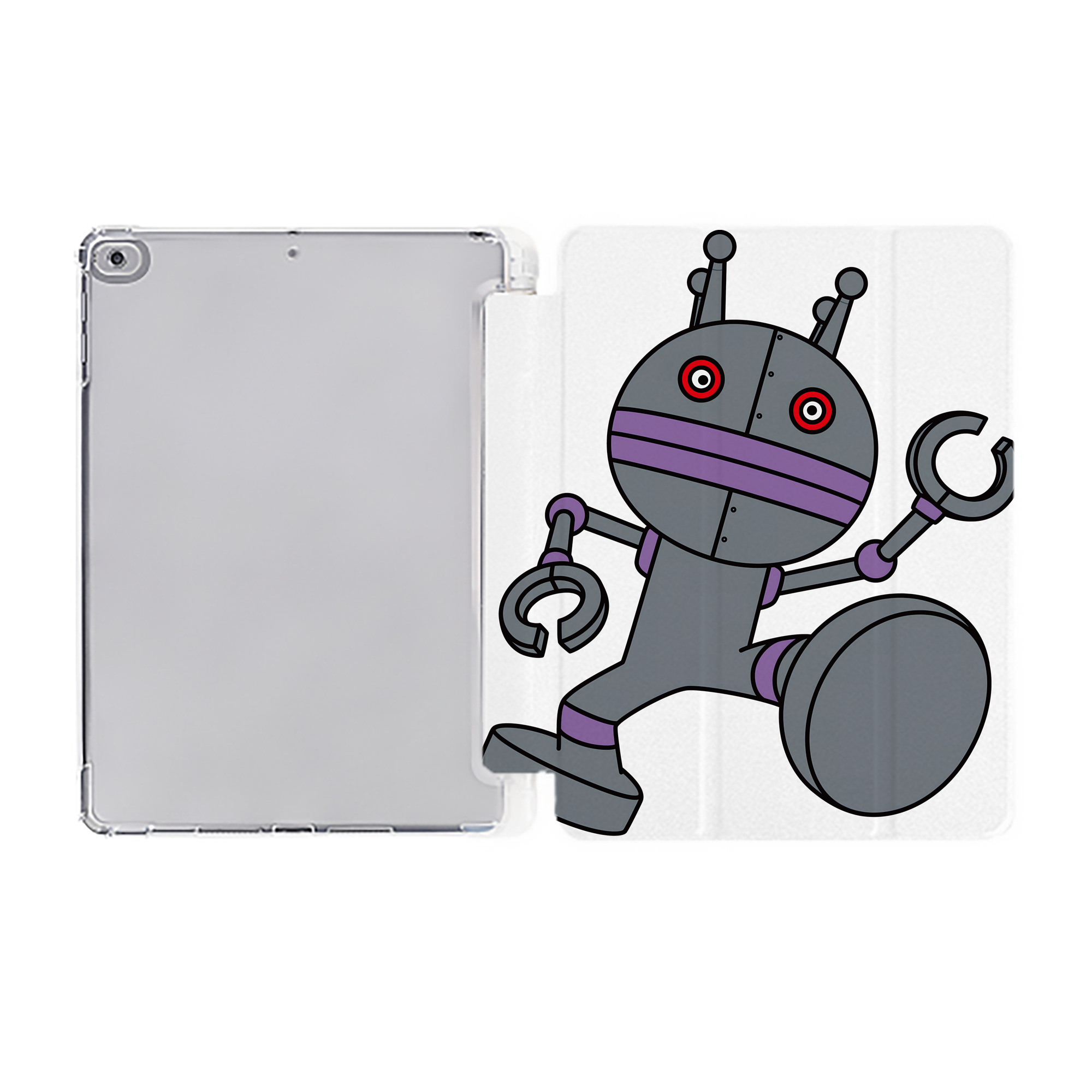 （画像用） アンパンマン Anpanman IPad ケース ペン収納付き 三つ折りスタンド PUレザー×シリコン 対応機種9.5/10.5/10.9インチ